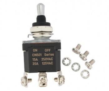 (ON)-OFF-(ON) Industrial Toggle Switch