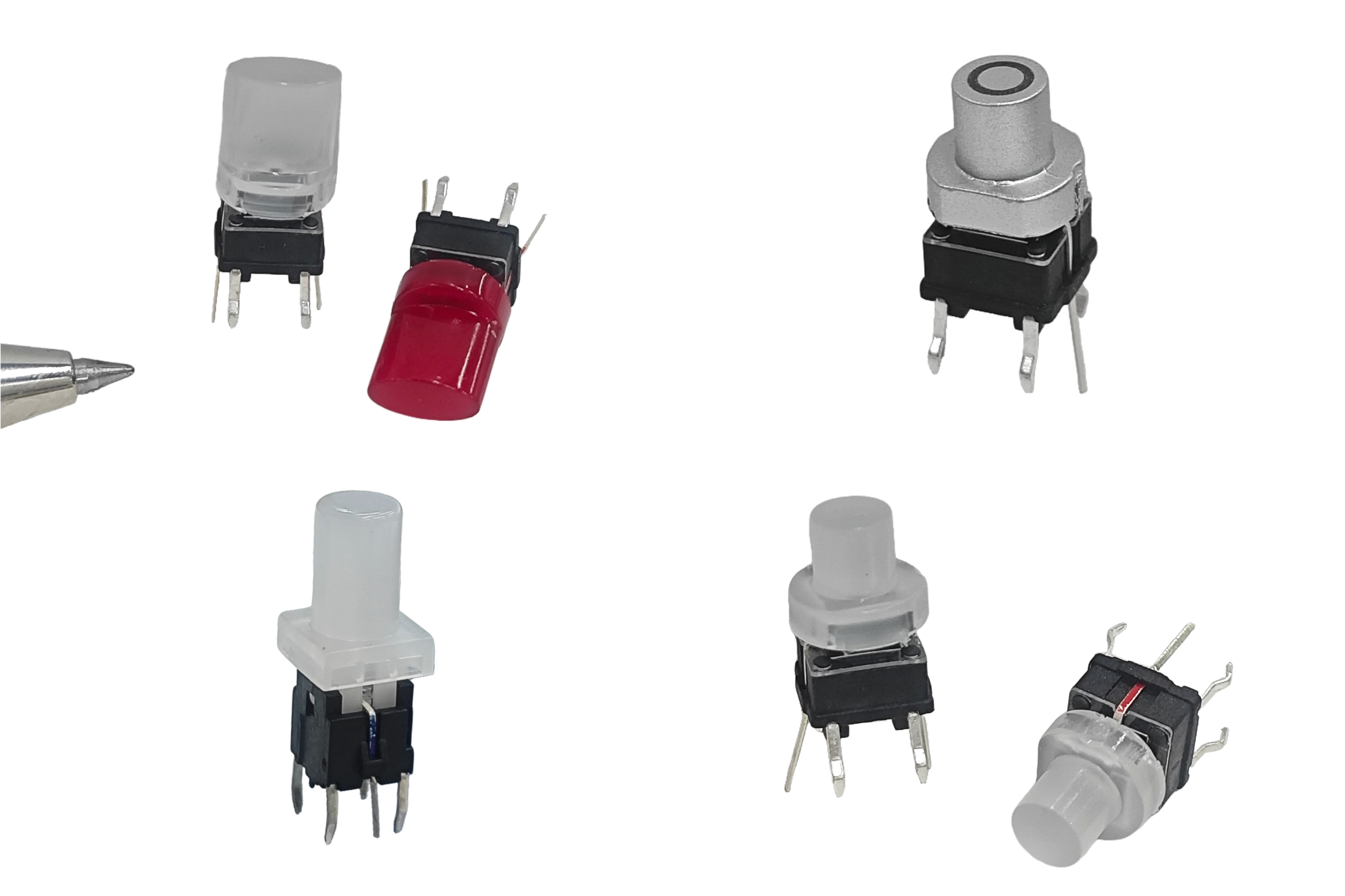 New Product Launch: Four Illuminated Tactile Switches for Enhanced User Interaction