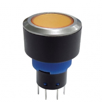 22mm illuminated metal push button switch