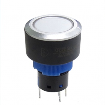 22mm illuminated metal push button switch