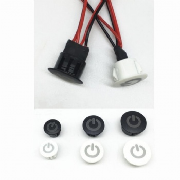 Embedded button touch dimming sensor switch for LED lamp