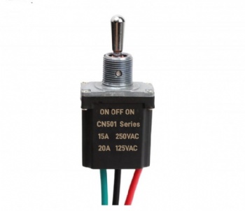 15A SPST/DPDT Toggle Switch