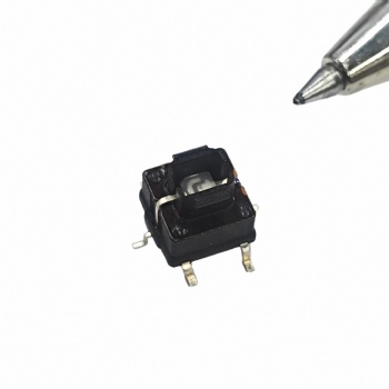 Createn 6x6x7mm SMD LED Illuminated Tactile Switch with Cap, 4-Pin, Available in Red, Yellow, Blue, Green, White, and Non-LED Options