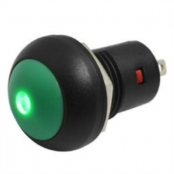 Createn 12mm Waterproof Plastic Self-Locking Round Power Button Switch | IP67 Industrial & Electronic Control