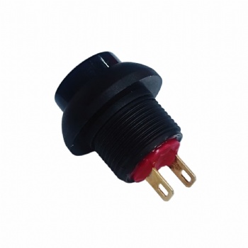 Createn 12mm High-Dome Waterproof 2-Pin Audible Non-Latching Switch | IP67 Marine & Industrial Control