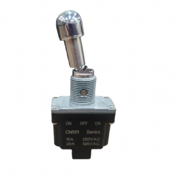 CN501 Series ON-OFF-ON Locking Toggle Switch, DPDT Heavy Duty Safety Switch