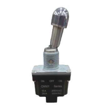 CN501 Series ON-OFF-ON Locking Toggle Switch, DPDT Heavy Duty Safety Switch