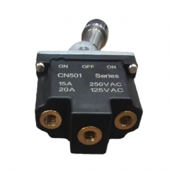 CN501 Series ON-OFF-ON Locking Toggle Switch, DPDT Heavy Duty Safety Switch