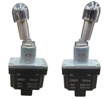 CN501 Series ON-ON 2-Position Industrial Toggle Switch, SPDT Heavy Duty with Pull-Lock Lever