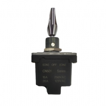 Heavy Duty Industrial DPDT (ON)-OFF-(ON) Toggle Switch with Metal Lever, 2 Position