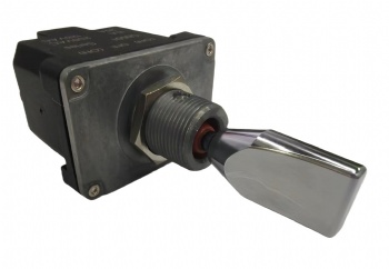 Heavy Duty Industrial DPDT (ON)-OFF-(ON) Toggle Switch with Metal Lever, 2 Position