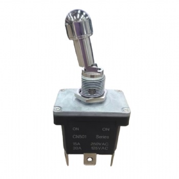 ON-ON Locking Toggle Switch with Key Lock for Industrial Equipment