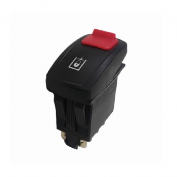 Locking Rocker Switch with Platform Lock Symbol for Aerial Work Platforms