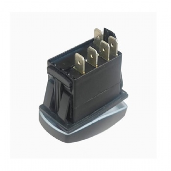 Locking Rocker Switch with Platform Lock Symbol for Aerial Work Platforms
