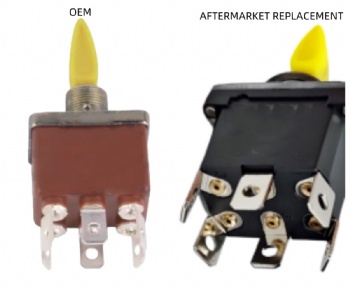 JLG 4360331S Toggle Switch Replacement | ON-OFF-ON DPDT | AWP Control Switch