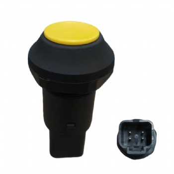 4-Pin Yellow PTO Switch Push-Pull Button Switch for Aerial Work Platforms