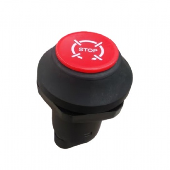 Heavy Duty Push Pull PTO Switch, Red STOP Emergency Engine Button for Lawn Mower & Agricultural Machinery