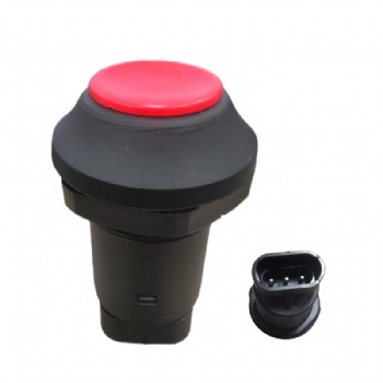 3-Position Electric PTO Switch, Heavy Duty 3-Prong Push-Pull Control Switch for Industrial Machinery