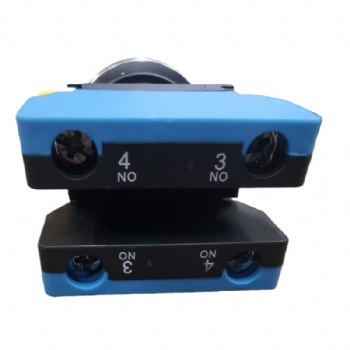 Industrial 2-Position Keyed Selector Switch - 22mm Mounting Hole, Safety Control Lock for Machinery