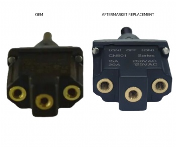 Skyjack 102853 Toggle Switch Replacement | (ON)-OFF-(ON) SPDT | AWP Control Switch