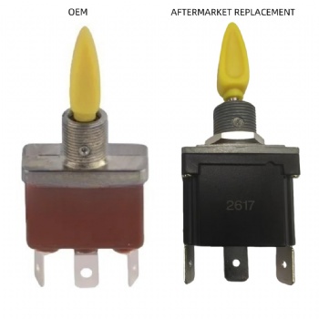 JLG 4360328 Toggle Switch Replacement | (ON)-OFF-(ON) SPDT | AWP Control Switch
