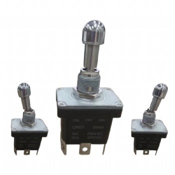 CN501 Series Industrial ON-OFF-ON Toggle Switch - High-Reliability Heavy-Duty Switch